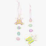 Hanging Bunny Ornaments - Two Assorted image