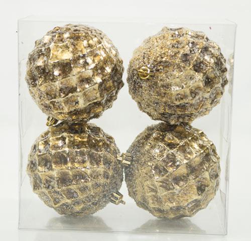Ball Ornament- Gold image