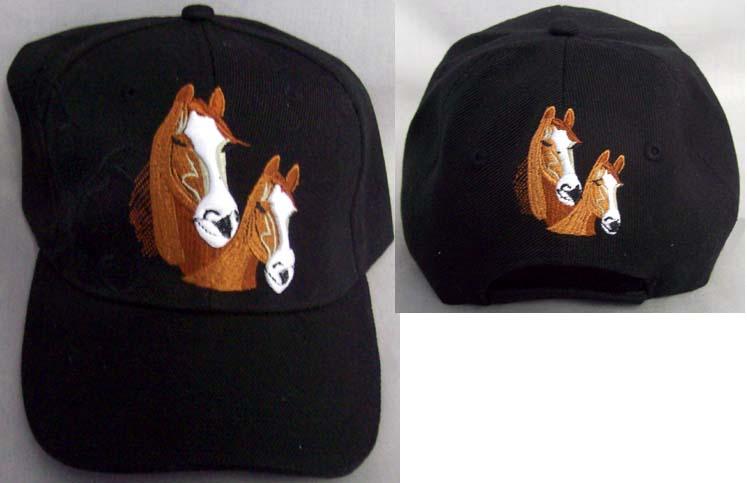 *  Native Pride Baseball  Caps  With Shadow ........ Horses (Capnp168b) image