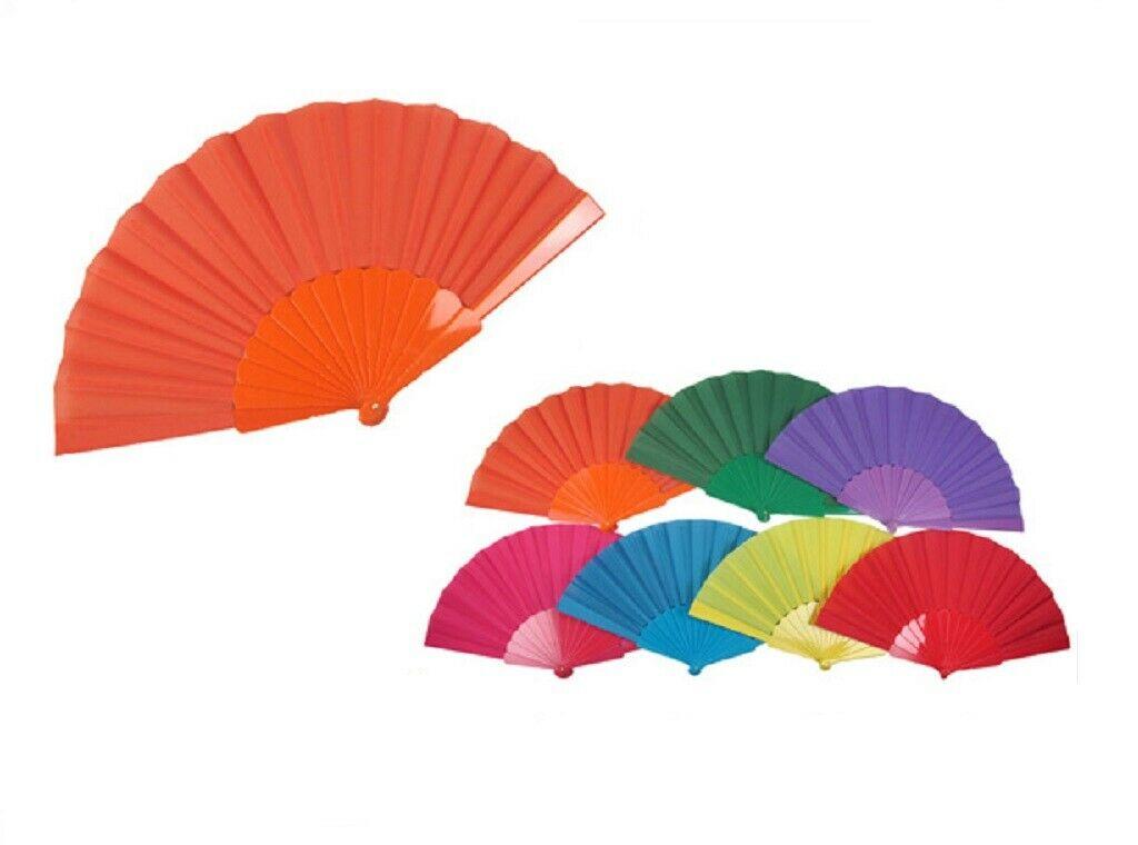 Hand Fans Party Favors  - Solid Colors