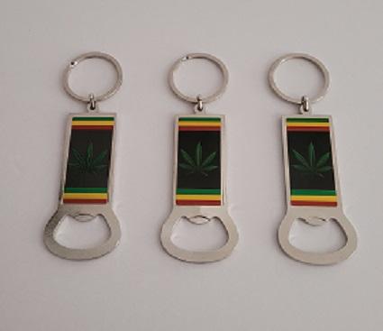 Marjuana  Metal Key Chain & Bottle Opener  (HM 75908-240) image