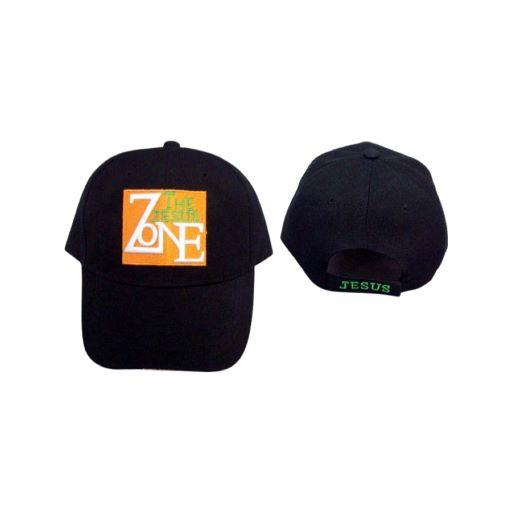 The Jesus Zone  ....  Christian Embroidered Baseball Caps - Black image