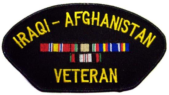 Embroidered Military Patches - Iraqi - Afghanistan Veteran image