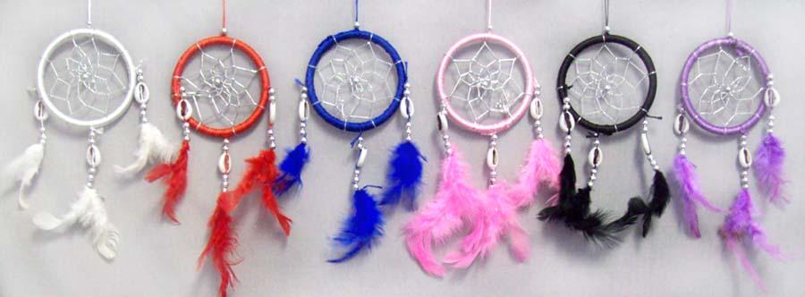 Native Pride Tribal Dream Catchers With  Sea Shells - 2.00" image