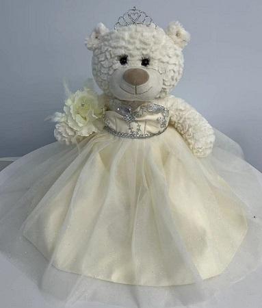 Quiceanera Terry Bear Size: 20"  Color: Beige