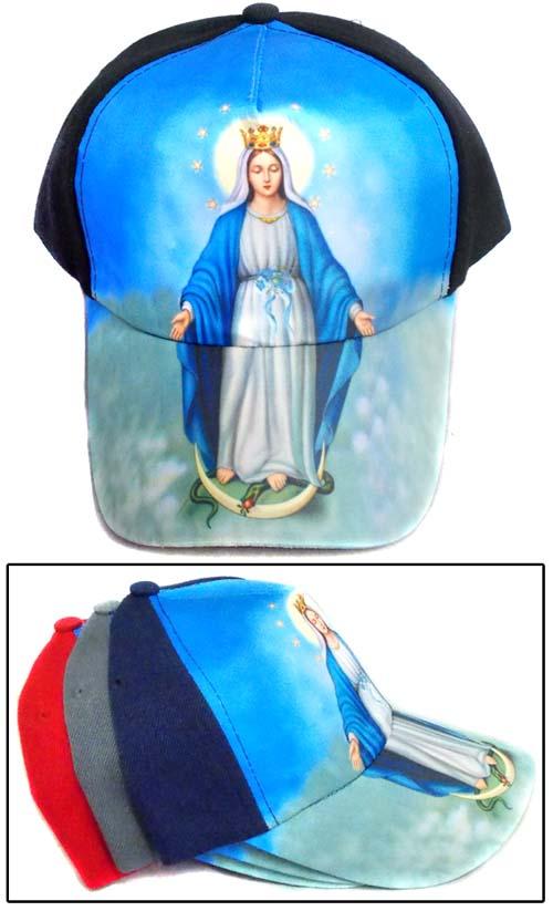 * Guadalupe Catholic Style  Screen Printed Baseball Caps (CCap273SP) image