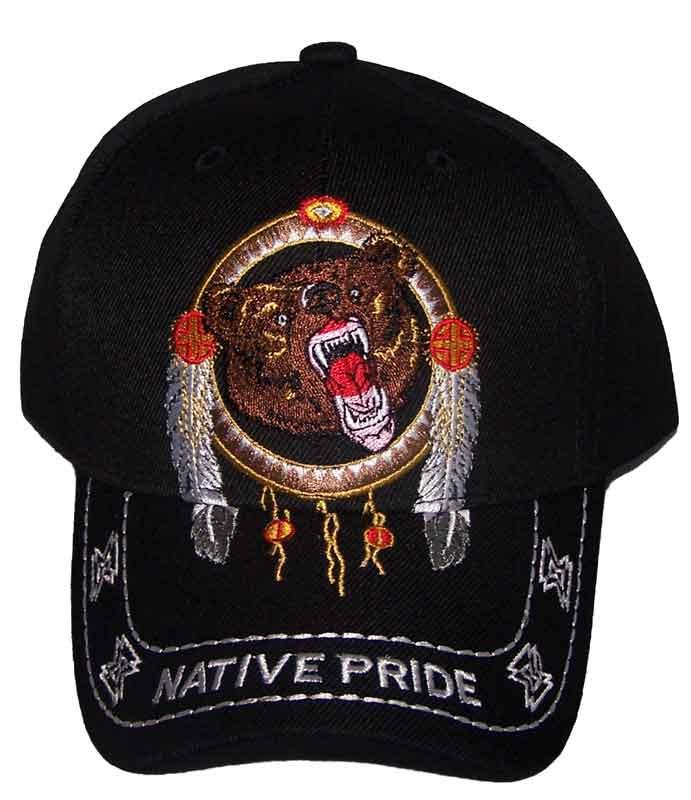 *  Bear Native Pride Baseball Cap Embroidered  (Capnp681B) image