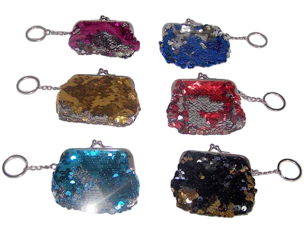 Sequins Coin Purse Bag Key Chain