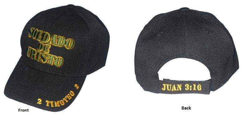 Soldado De Cristo ------ Spanish Christian Baseball Caps image