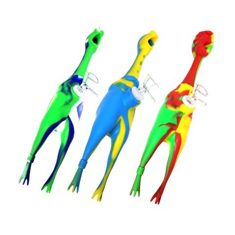 12" Screaming Style Silicone Water Pipe image