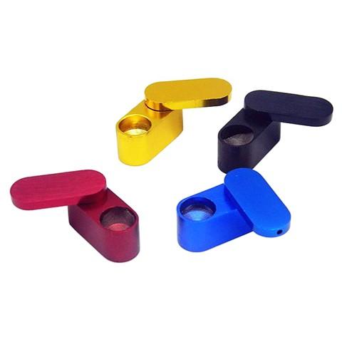 Creative Double Layers Mini Metal Foldable Smoking Pipe image
