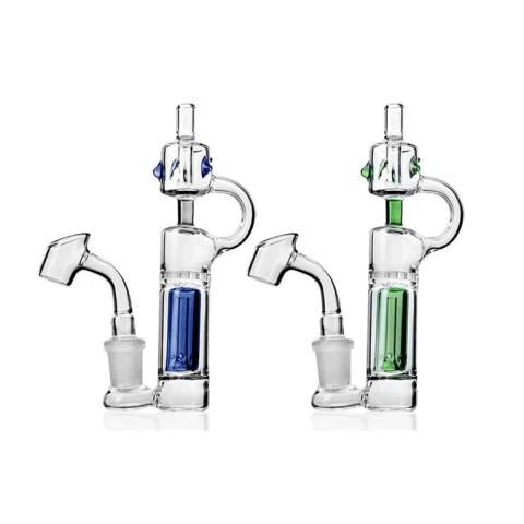 5.75" Clear Glass Water Pipe with 14mm Banger image