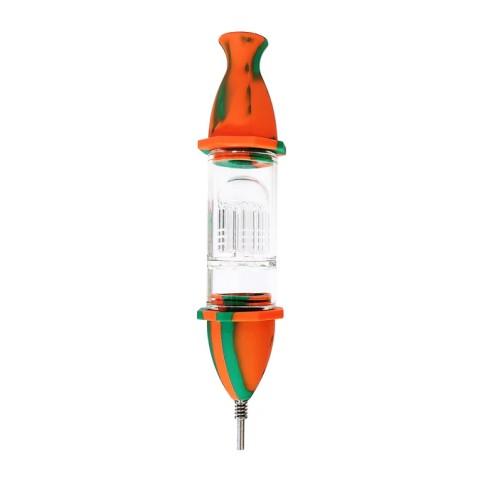 8" Silicone Nectar Collector with Tree Perc image