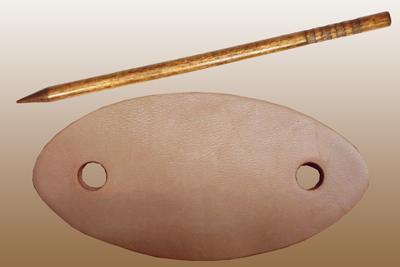 Tooling Leather Barrette