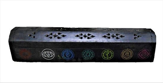 Black Chakra Coffin Box image