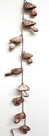 Wooden mushrooms image