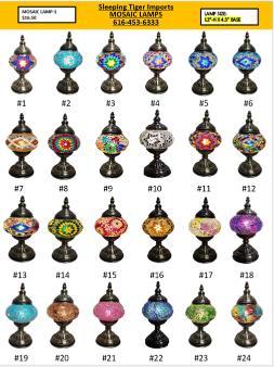 Single Mosaic Lamp image