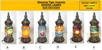 Mosaic tall lantern image