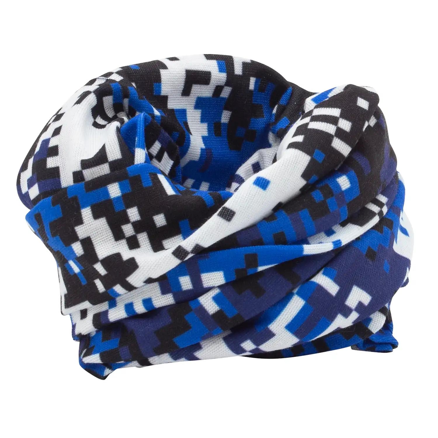Digital Camo Tube Headband - 1 piece, Navy Blue