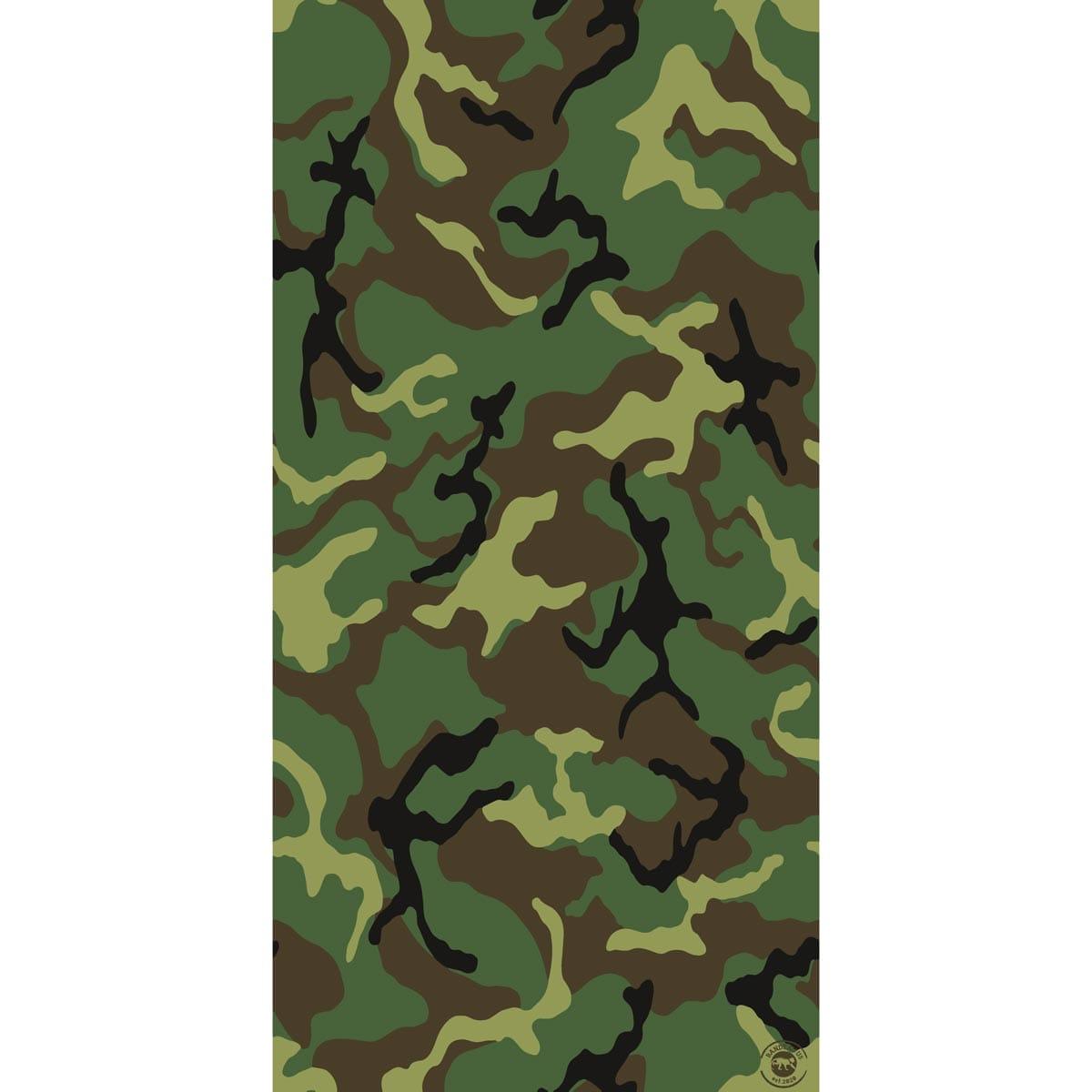 Camo Tube Headband - 12 pieces, Woodland image