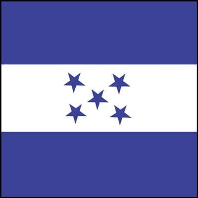 Honduras Flag - 22×22 Inch - 22 Inch x 22 Inch, 1 piece image
