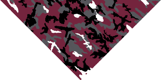 Red Camo Triangle Bandana - 22x30x22 Inch - 1 piece image