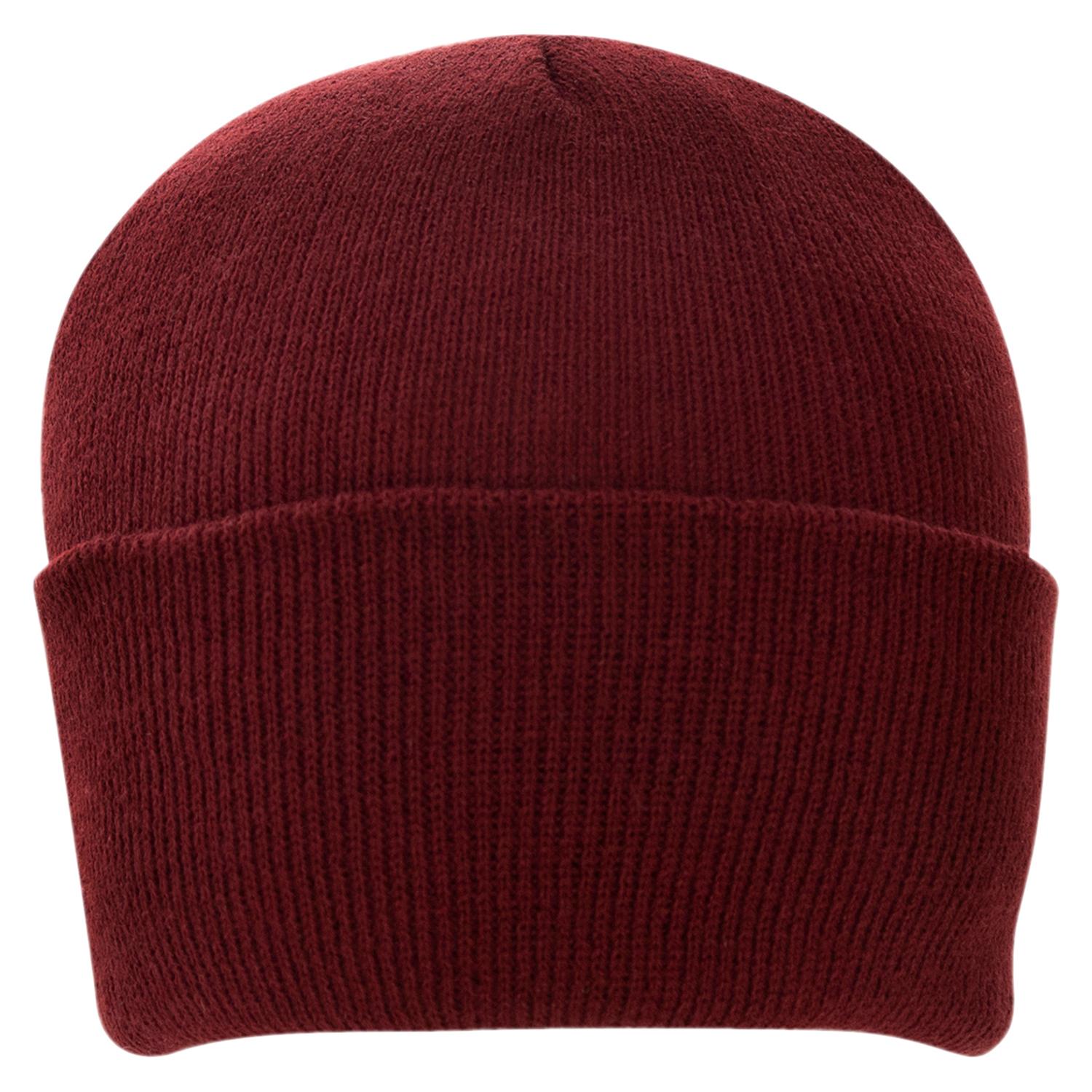 Burgundy / Wine Thinsulate Ski Hat - 40 gram - Made in USA - 12 pieces image