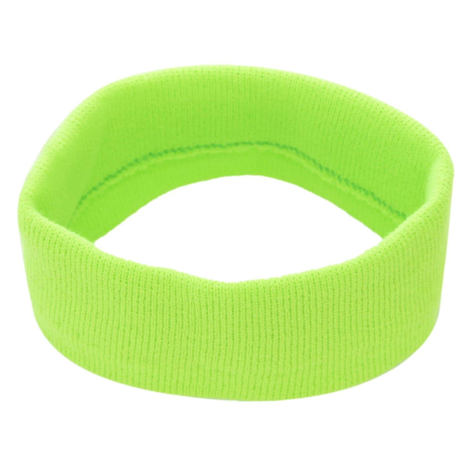 Florecent Green Stretch Headband - Made in USA - 1 piece image