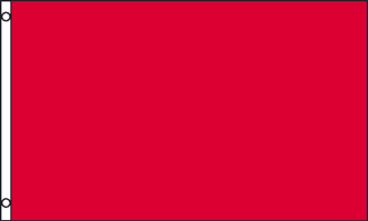 Solid Red Flag - 3ft x 5ft Polyester - Imported image