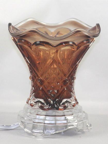 ES-208 Brown Heart Crystal Glass Burner image