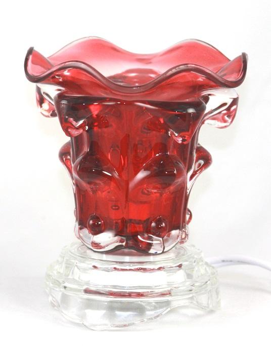 ES-214 Red Petal Crystal Glass Burner image