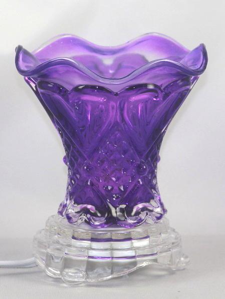 ES-208 Purple Heart Crystal Glass Burner image