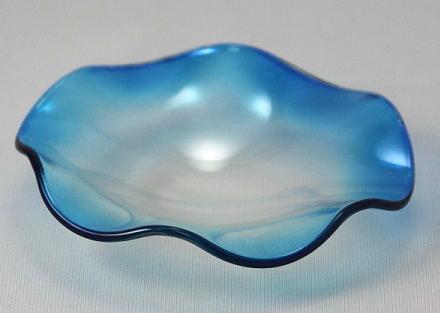 Large Blue wavy Top image