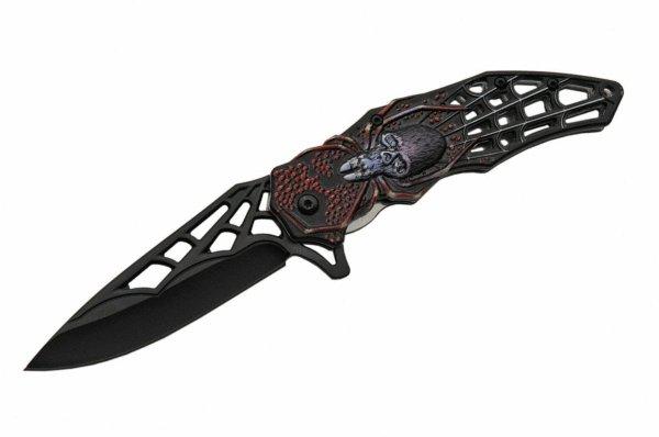 4.5 inch GREY WEB SKULL FOLDER image
