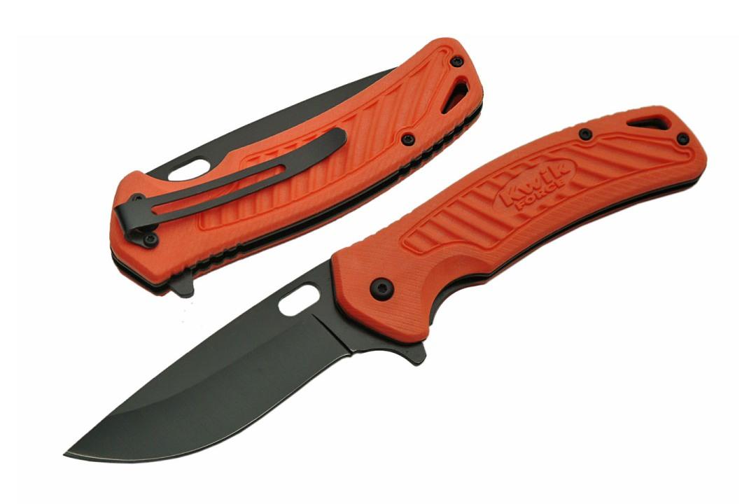 4.75 Inch ORANGE KWIK FORCE FOLDER image