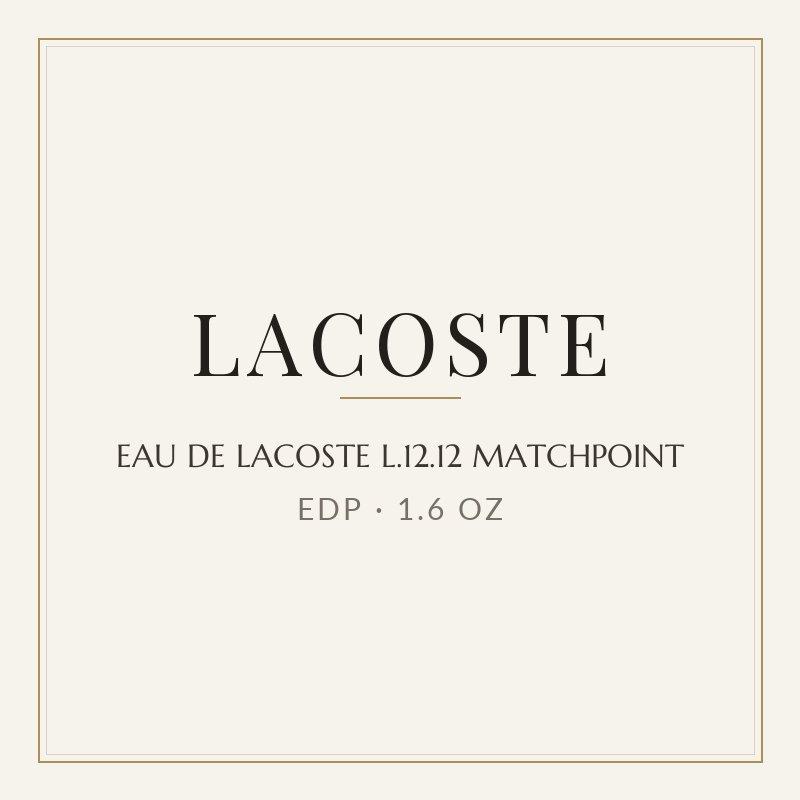 EAU DE LACOSTE L.12.12 MATCHPOINT - EAU DE PARFUM SPRAY 1.6 oz image