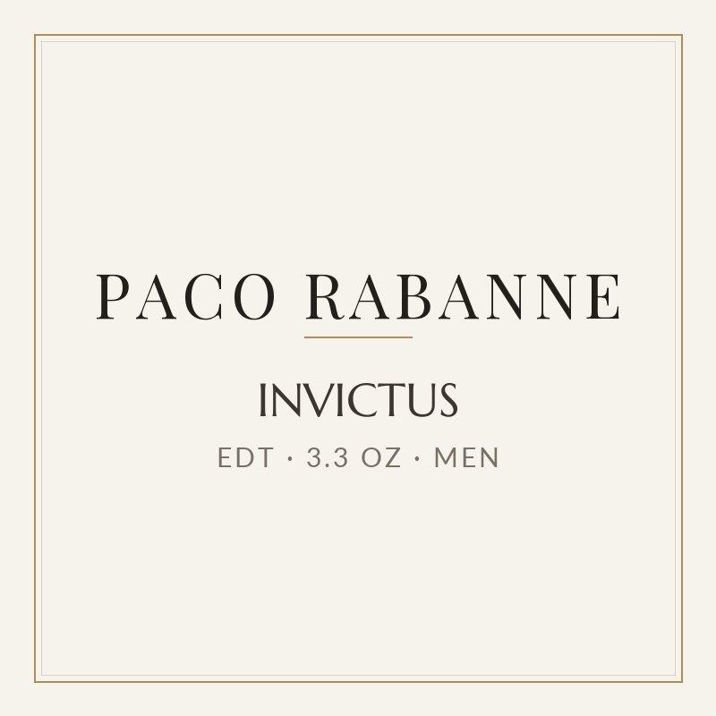 INVICTUS - Paco Rabanne - EAU DE TOILETTE SPRAY 3.3 oz 100 ml Men image
