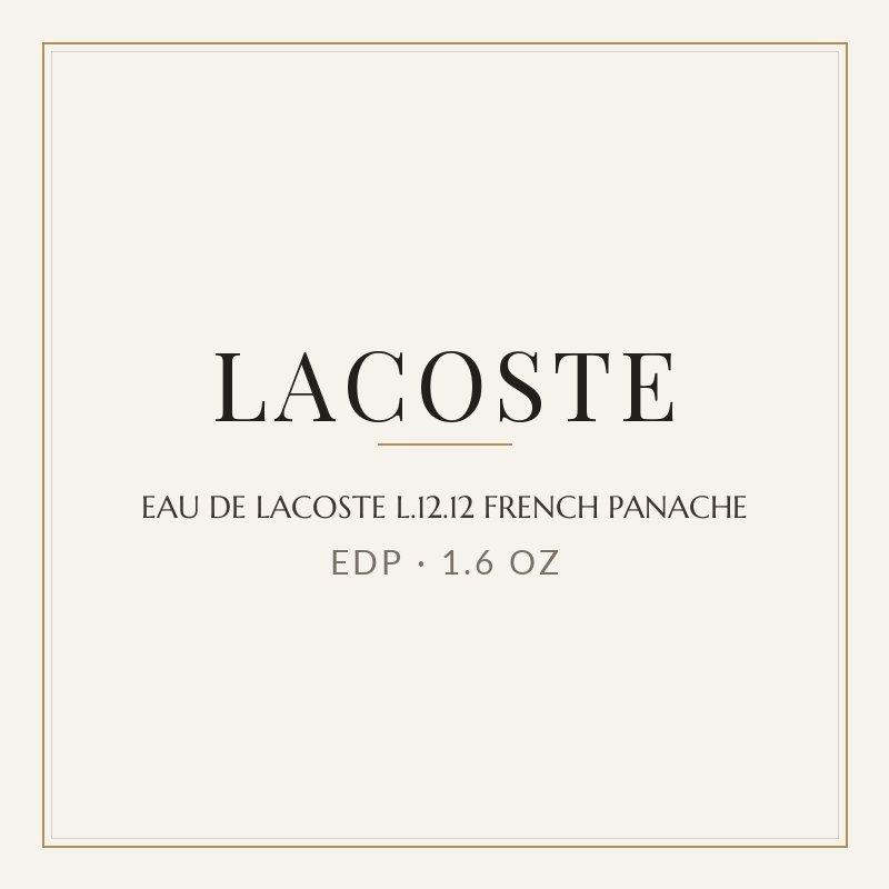 EAU DE LACOSTE L.12.12 FRENCH PANACHE - EAU DE PARFUM SPRAY 1.6 oz image