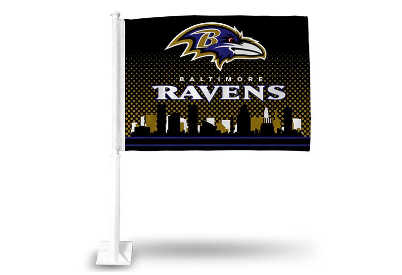 Baltimore Ravens Car Flag image