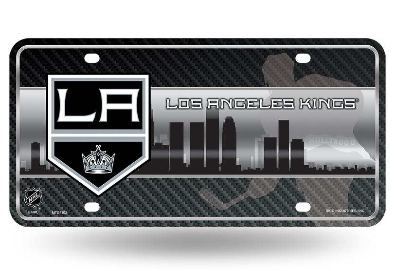 Los Angeles Kings Metal License Plate image