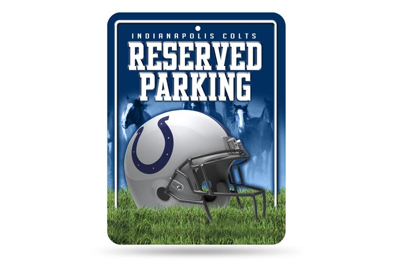 Indianapolis Colts Metal Parking Sign image