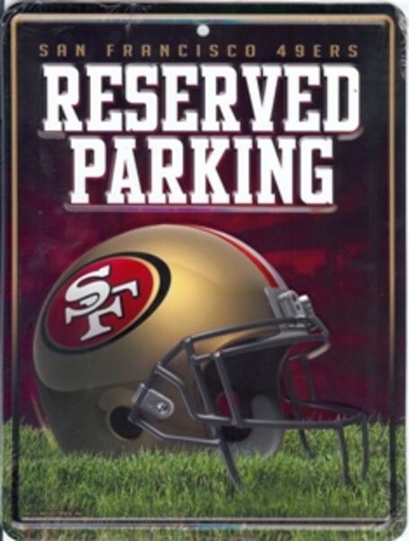 San Francisco 49ers Metal Parking Sign image