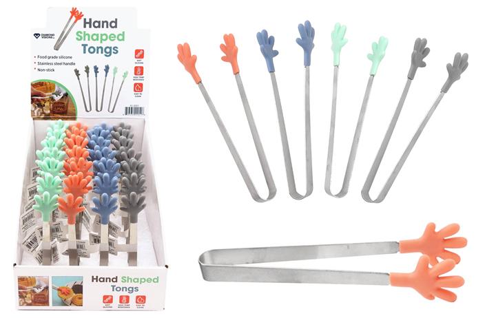 Hand Shaped Mini Silicone Tongs