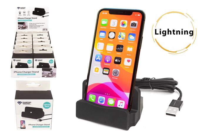 Charging Cell Phone Stand (2 Amp) (Lightning) image