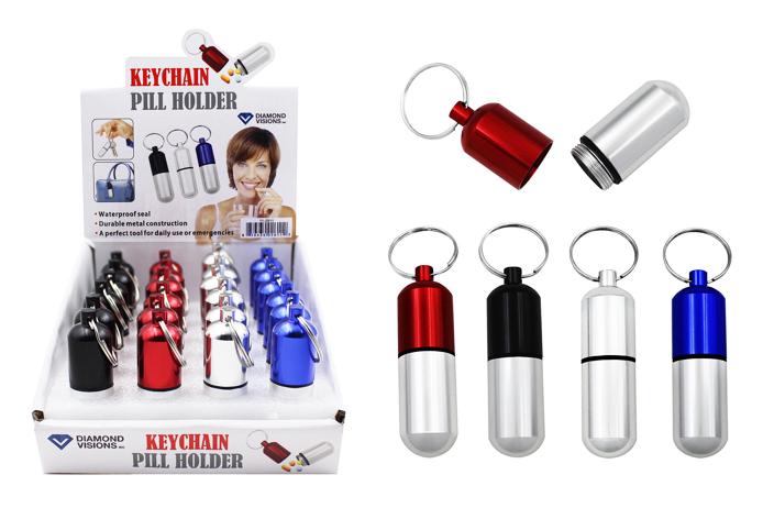 Keychain Pill Holder (Small, 2.25 Inch) image