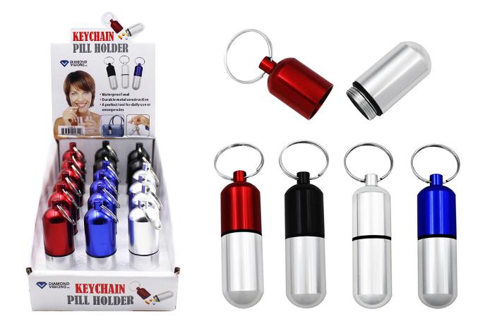 Keychain PIll Holder (Large, 3 Inch) image