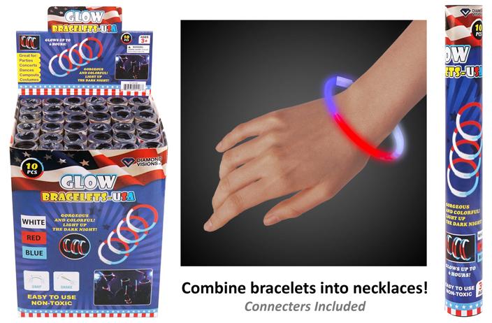 Glow Stick Bracelets (USA) (10 PK) image