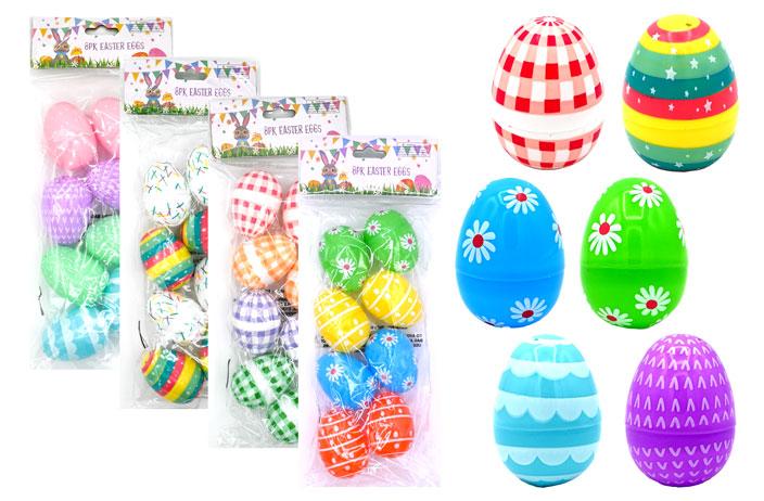 Easter Eggs with Designs (Medium) (8 PK) image