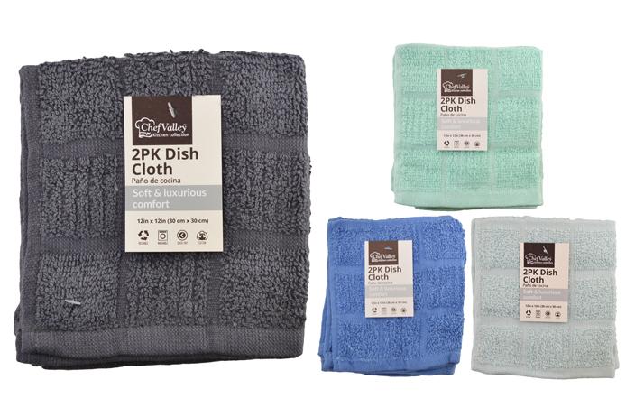 Dish Cloths (2 PK) (Checkered)