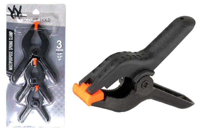 Spring Clamp Set (3.5 Inch, 4.5 Inch, 6 Inch) (3 PC) image